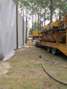 Outdoor Construction Sound Blanket for Noise Code Adherence