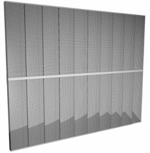 perforated metal wall