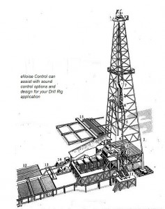 Drill Rig sound blanket project image