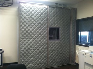 Installed UPS Sound Curtain