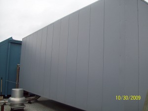 Roof-top Condenser Sound Barrier Wall System