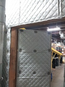 Plastic Grinder Room Noise Curtains