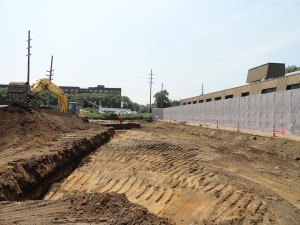 Inside of the Construction Enclosure