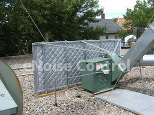 rooftop sound curtain barrier