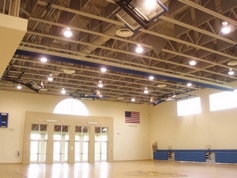 Gym with Acoustic Baffles