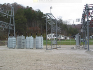 Before: Transformer station near residential area