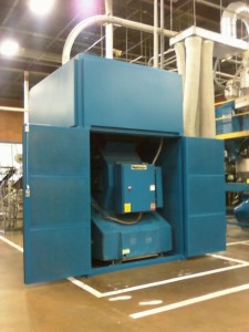 Shredder Sound Enclosure - Open