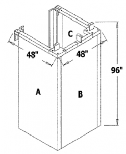 Three Sided Compressor Enclosure