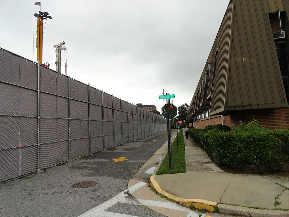 Temporary Construction Wall Panels for Dust Containment