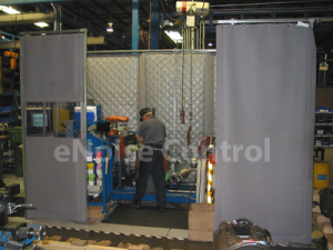 floor-mounted-sound-curtain-system-noisy-plant