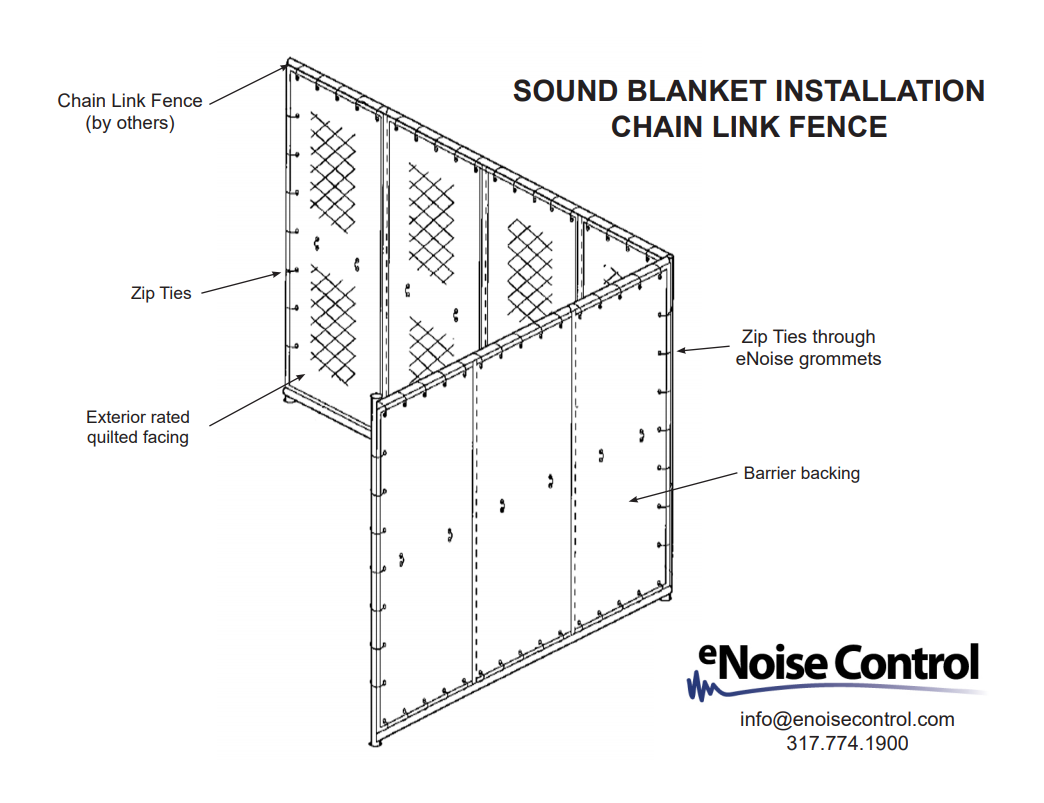 How to Install Outdoor Sound Blankets