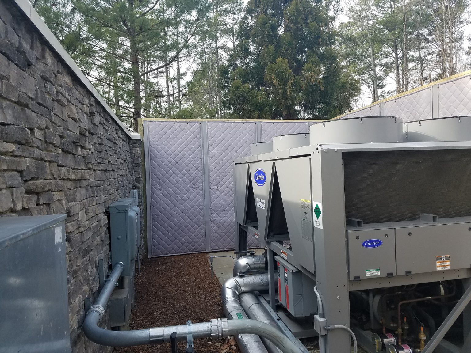 Outdoor Sound Blankets Noise Solutions eNoise Control