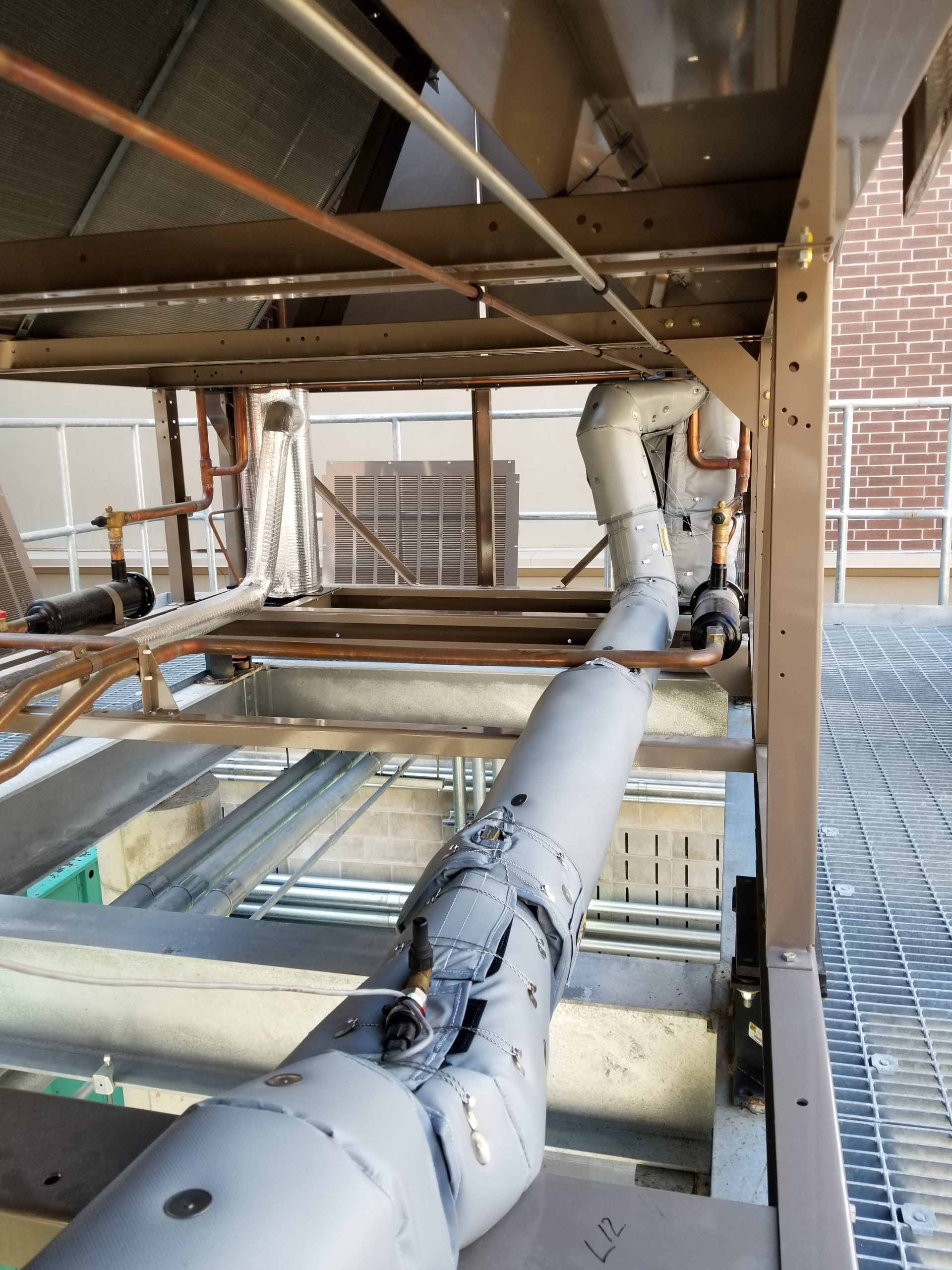 York Air Cooled Chiller Compressor Sound Blankets eNoise Control